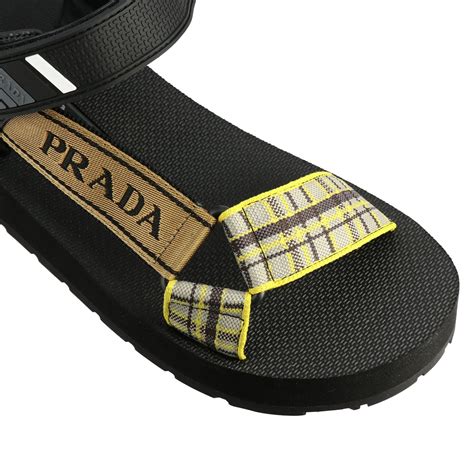 prada x black flat sandalas|farfetch prada shoes.